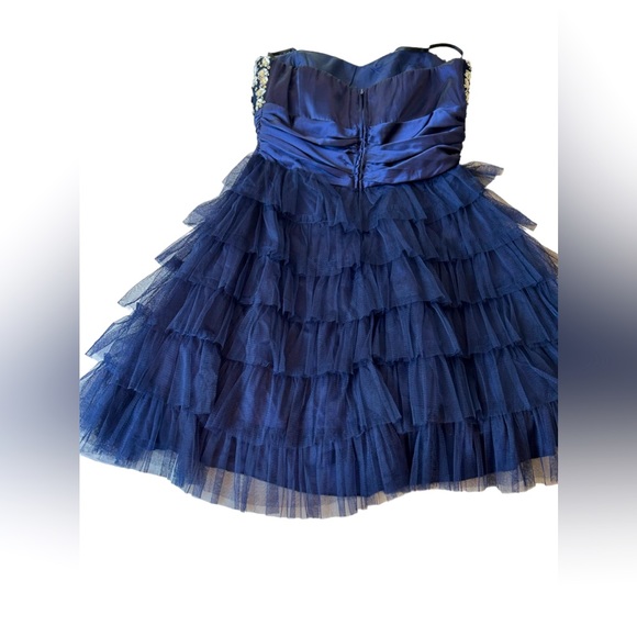 NWT Crystal Bodice Blue Dress adult size 9. Party or Prom. - Picture 2 of 5